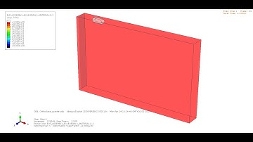 Simulation Abaqus n°29 Interaction solide/fluide