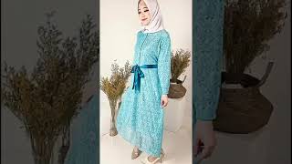 Long dress Gamis maxi Brukat model terbaru - Jfashion Batinah