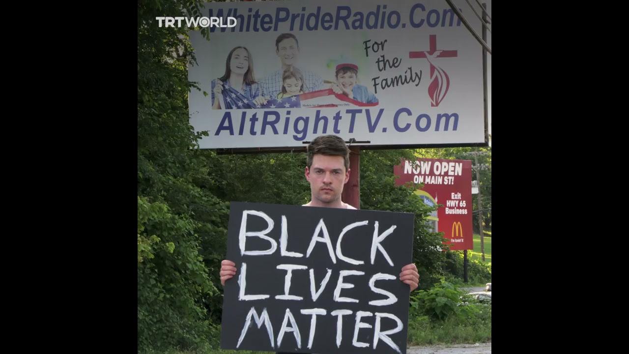 White Man Holds Black Lives Matter Sign In America S Most Racist Town