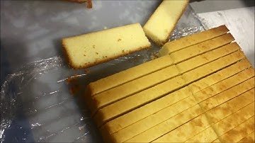 Cake slices baking products cutting machine - CHEERSONIC