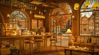 Autumn LakeSide Cozy Coffee Shop 4K ☕ Smooth Piano Jazz Music for Relaxing, Studying, Sleeping by Cozy Coffee Shop 156,934 views 1 year ago 3 hours, 49 minutes