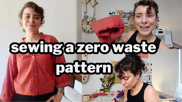 I tried a zero waste sewing pattern for the first time | DIY diaries