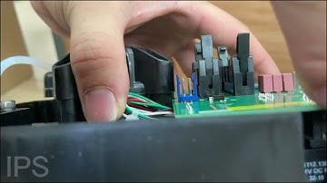 Videojet ink core board replacement step demonstration
