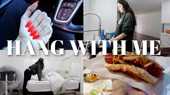 day in my life: cleaning, nails & date night