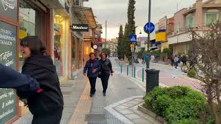 Exploring Larissa City Greece. Walking tour 2023