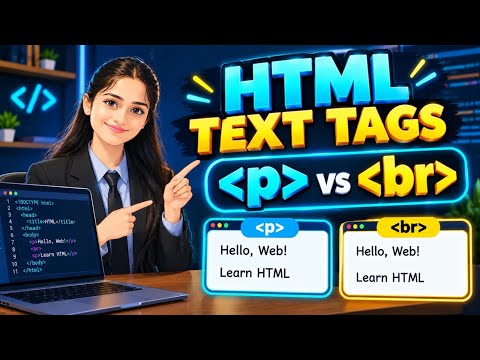 HTML Paragraph & BR Tag Explained in Hindi | HTML Tutorial for Beginners | KD Tech