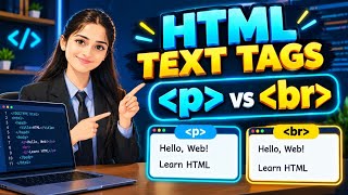 Information HTML Paragraph & BR Tag Explained in Hindi | HTML Tutorial for Beginners | KD Tech Guide