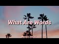 Chris Medina - What Are Words (Lyrics Video)