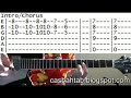 The Clash Rock the Casbah Famous Riffs Expert Guitar Instructions Song Tablature