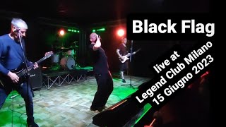 Black Flag Live At Legend Club Milano
