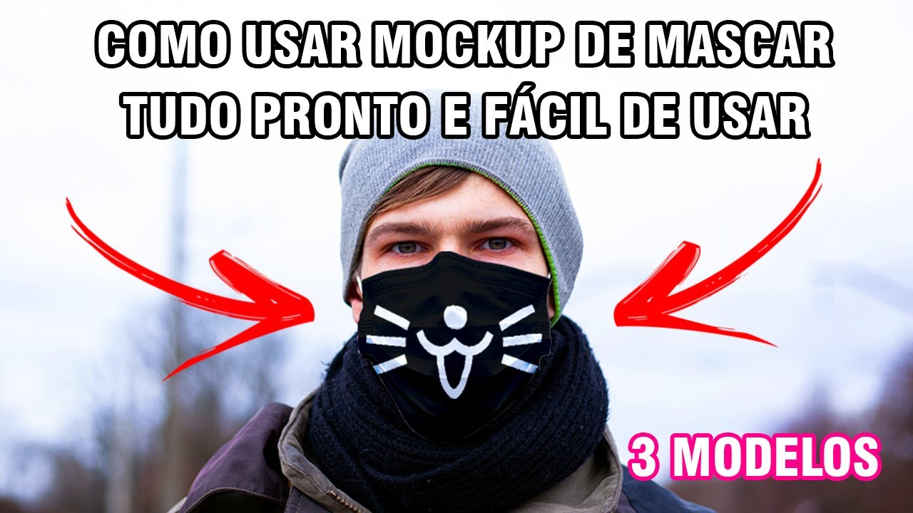 Download Mockup de mascara sublimação como usar - YouTube