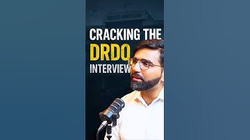 He cracked DRDO interview: India’s Research and Defence Government Unit