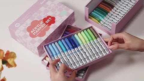 #newrelease Arrtx 60 Color Direct Liquid Ink Brush Tip Acrylic Markers | anime color theme