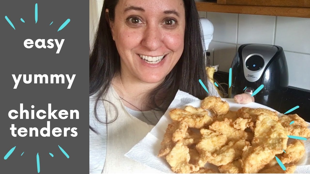 How to make crispy chicken fingers Homemade chicken tenders YouTube