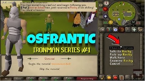 [RSPS] OsFrantic- IRONMAN SERIES EP #1 : FIRST PET INGAME! INSAME LUCK : BEST NEW OSRS PK/ECO SERVER