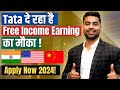 Earn 35000 monthly  tata free income scheme 2024  apply now