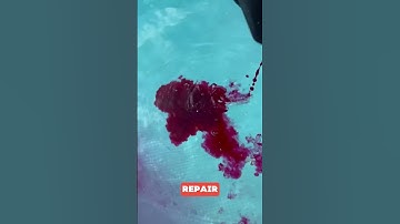 See How Dye Detects Pool Leaks