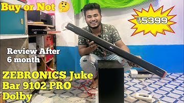 Zebronics Juke Bar 9102 PRO Dolby home theatre 