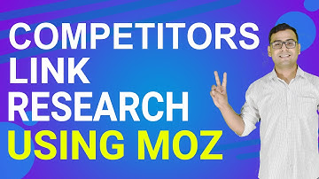Competitor Backlink Research | Use Moz Link Intersect tool for backlink Research| (in Hindi)