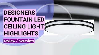 Designers Fountain Flush Mount Led Ceiling Light Review Stylish & Efficient Lighting Solution