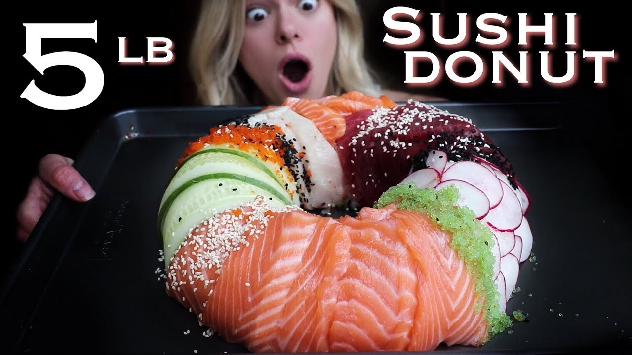 GIANT Sushi Donut Mukbang! | Coastal Seafoods | Minneapolis
