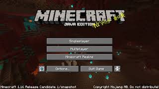 Very weird minecraft splash text in minecraft 1  16 pre release snapshot rc 1 6-23-20