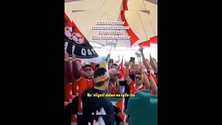 Supporter Indonesia Bersholawat, Bikin Kagum Supporter Qatar. #supporterindonesia #vial #qatar