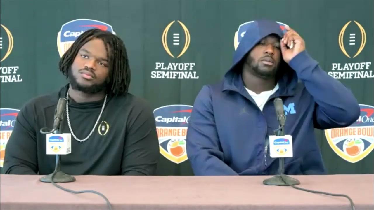 TMBR TV Mazi Smith, Chris Hinton Orange Bowl press conference YouTube