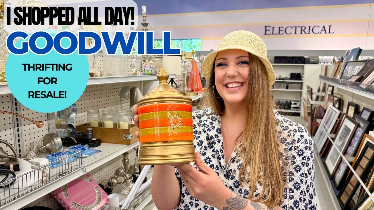 I CAN’T BELIEVE I FOUND IT AT GOODWILL! | Thrifting For Resale | Thrift With Me | Goodwill Shopping 