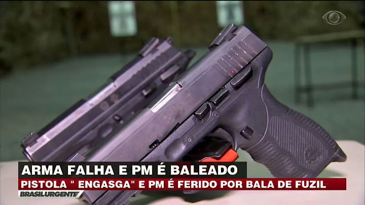 Arma de PM falha durante troca de tiros