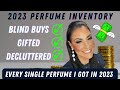 End of the Year Perfume Inventory 2023 | Every single perfume I got this year!  #perfumecollection