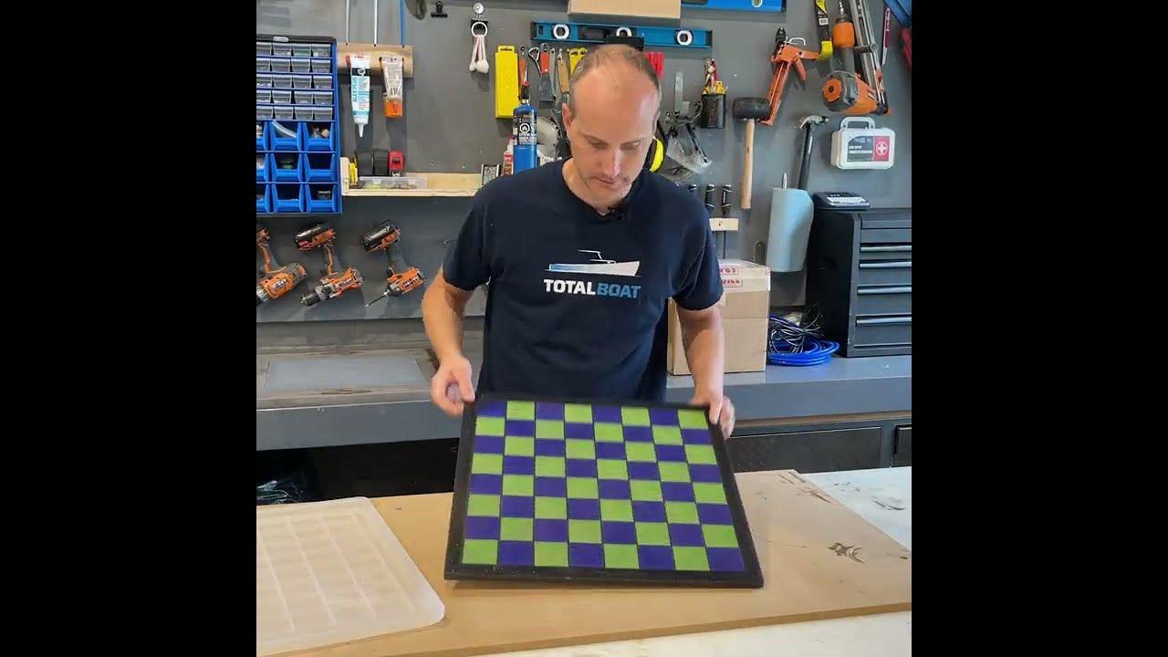 Did You Know We Have Two HUGE Chessboard Silicone Molds? Make BIG Epoxy