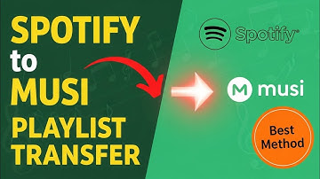 HOW TO TRANSFER PLAYLIST FROM SPOTIFY TO MUSI | BEST METHOD