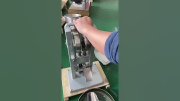 The manual tablet press is simple, convenient and efficient.
