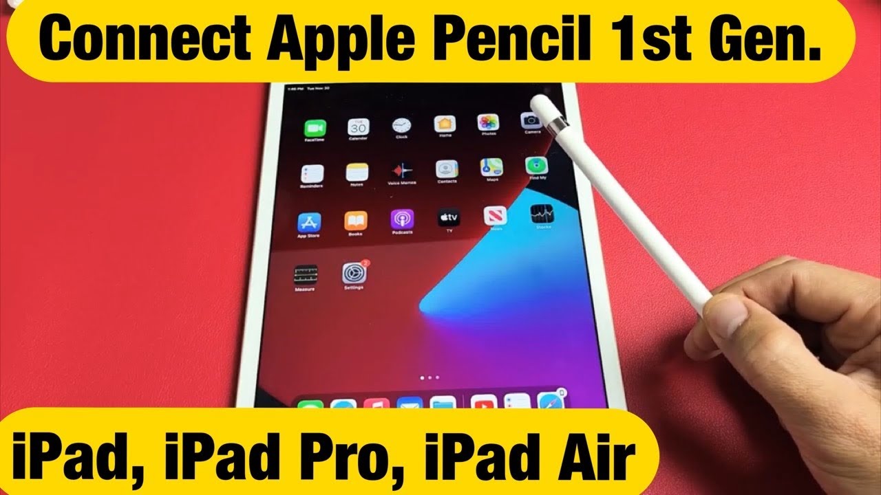 How to connect an Apple Pencil to your iPad