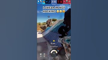 I SWEAR IM NOT HACKING #rainbowsixsiege #r6siege #headshot #crazy #clip #gaming #xbox #fyp #shorts