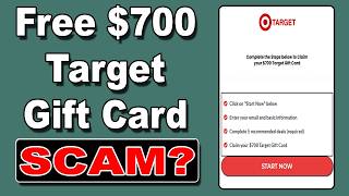 TarGifted.com Review - Free $700 Target Gift Card Legit Or Scam?