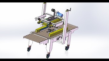 Carton Sealing Machine-industrial 3D model : machine-world.net P278