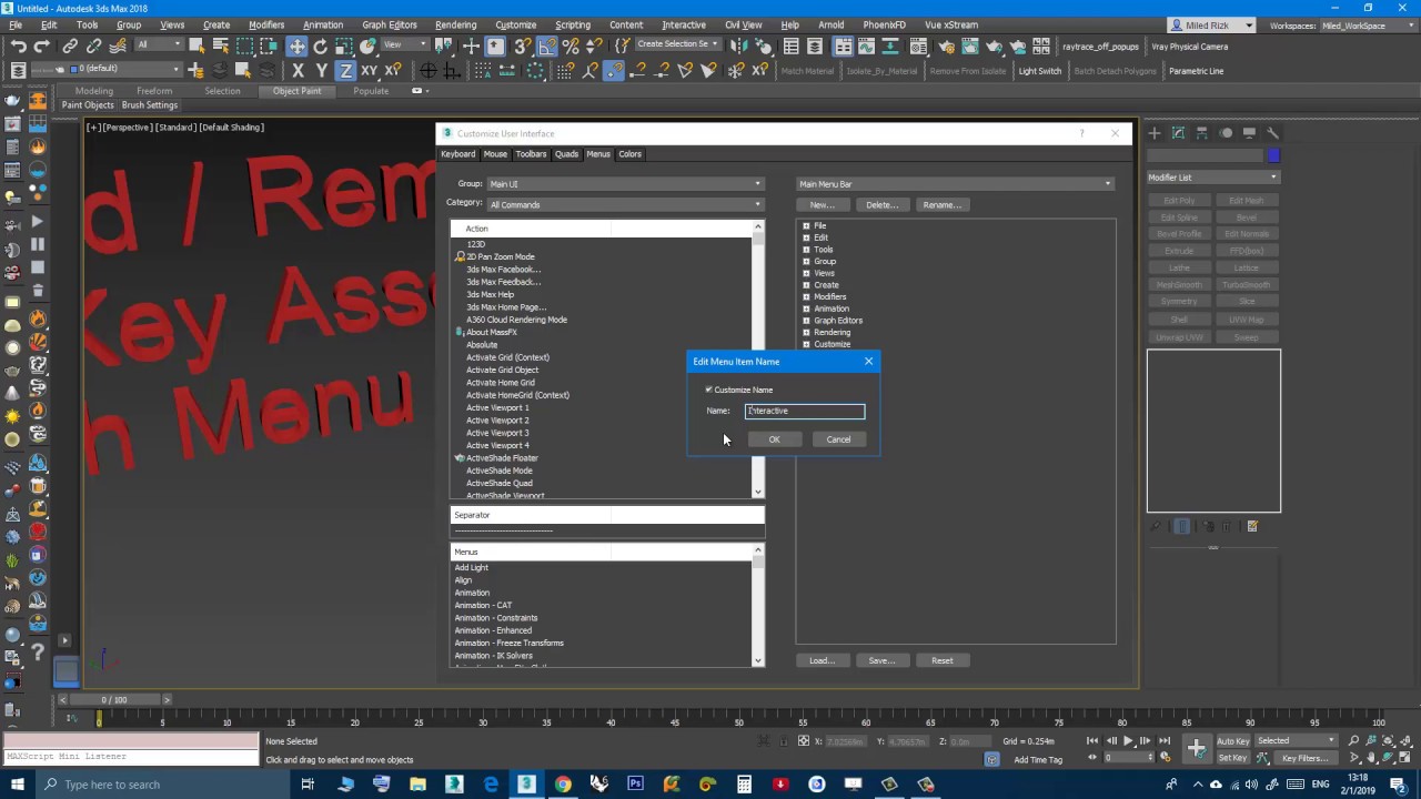 3ds max removing unwrap pro button