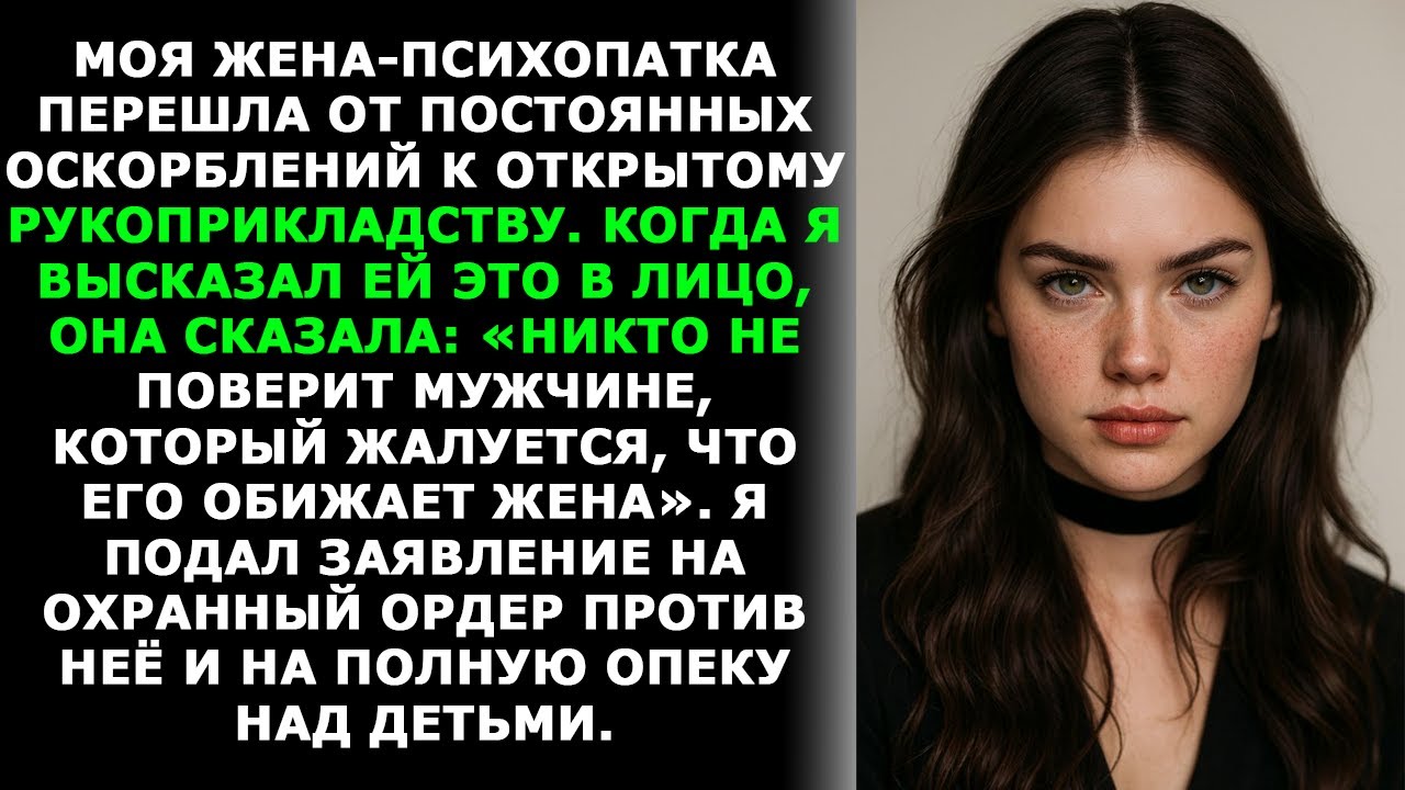 СНАЧАЛА ЖЕНА ПОСТОЯННО ОСКОРБЛЯЛА МЕНЯ, А ПОТОМ НАЧАЛА БИТЬ. Я ОБРАТИЛСЯ В ПОЛИЦИЮ.