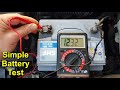 Simple Battery and Alternator Test