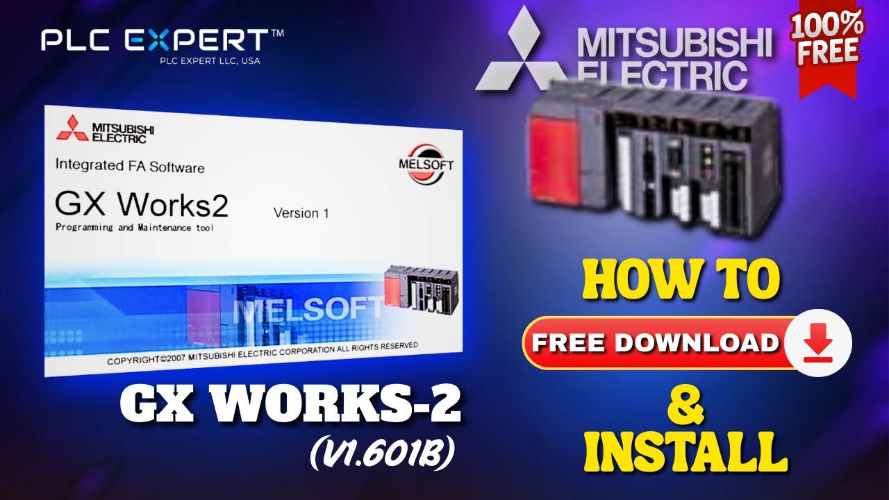 Mitsubishi GX Works-2+GXW2 V1.601B Upgrade Software License
