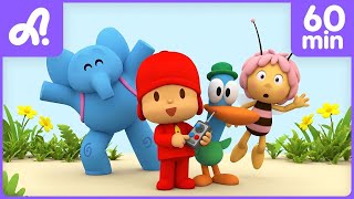 pocoyo changes color pocoyo maya bee animaj stories adventures