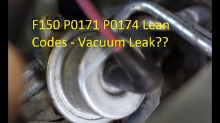 1997 F150 P0171 P0174 Cylinder Bank Lean Codes