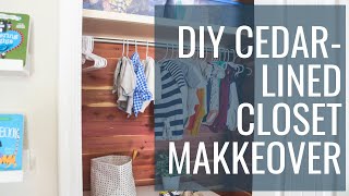Our Cedar Closet (AKA: The Nursery Closet Makeover) - Love & Renovations