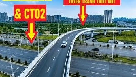 Hình hài cầu vượt tuyến tránh long xuyên và tuyến tránh thốt nốt qua cao tốc lộ tẻ rạch sỏi CT02