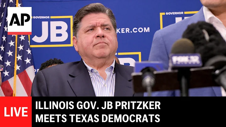 LIVE: Illinois Gov. JB Pritzker meets Texas Democrats after they block GOP-backed map