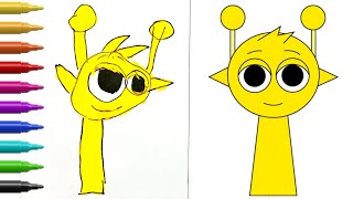 How To Draw Sprunki Simon