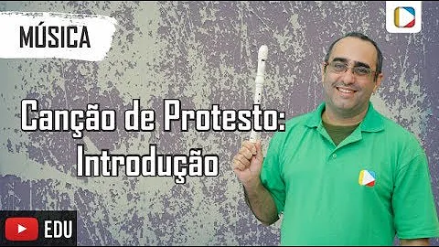 Qual era o caráter das composições de protesto?