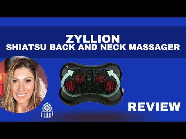 ZYLLION Shiatsu Back and Neck Massager Review 